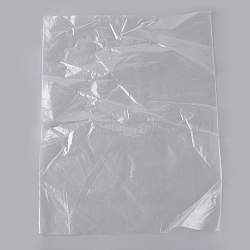 Rectangle Plastic Bags, Clear, 36x24cm(X-PE-R002-02)