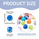 20Pcs UV Plating Opaque Acrylic Beads(OACR-TADJ0001-08)-2
