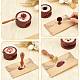 Brass Wax Seal Stamps with Rosewood Handle(AJEW-WH0412-0165)-3