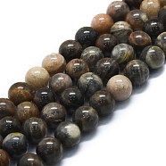 Natural Gemstone Beads Strands, Round, 10mm, Hole: 1.2mm, about 39pcs/strand, 15.75''(40cm)(G-P457-C05-08)