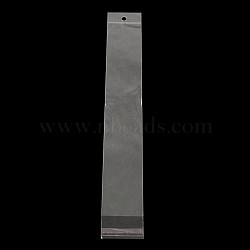 Rectangle OPP Cellophane Bags, Clear, 34x5cm, Unilateral Thickness: 0.035mm, Inner Measure: 28.5x5cm(OPC-R012-203)