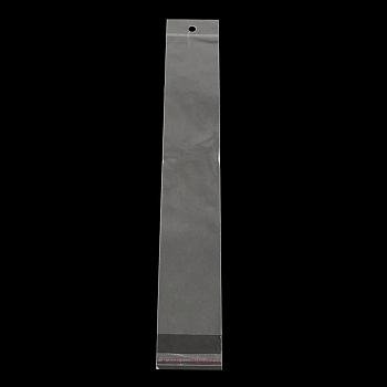 Rectangle OPP Cellophane Bags, Clear, 34x5cm, Unilateral Thickness: 0.035mm, Inner Measure: 28.5x5cm