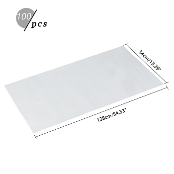 Chinese Calligraphy Brush Ink Writing Paper, Boiled Bamboo Pulp Paper, for Chinese Writing, White, Paper Size: 138x30cm, about 100sheets/bag