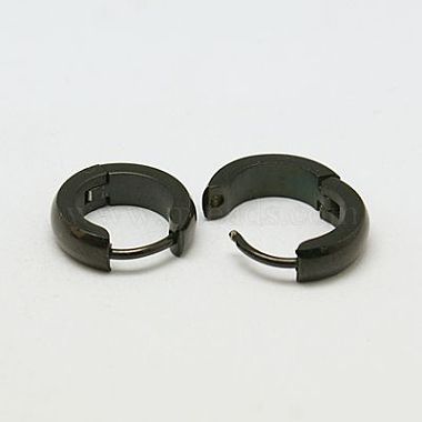 Personalized Unisex 304 Stainless Steel Huggie Hoop Earrings(EJEW-G121-47-4)-2