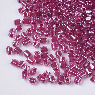 8/0 Two Cut Glass Seed Beads(SEED-S033-10A-01)-2