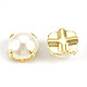 ABS Plastic Imitation Pearl Shank Buttons(BUTT-T002-10mm-01G)-2