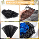 Pleated Gauze Yarn Flower Bouquets Wrapping Packaging(DIY-WH0502-63)-4
