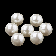 Eco-Friendly Plastic Imitation Pearl Beads, High Luster, Grade A, No Hole Beads, Round, Beige, 8mm(MACR-S277-8mm-C05)