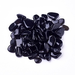 Natural Obsidian Beads, Undrilled/No Hole, Chips, 8~20x5~10x4~7mm, about 100g/bag(G-I221-34)