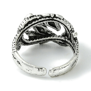 Snake Alloy Open Cuff Rings(RJEW-K275-86AS)-3