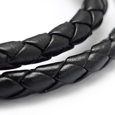 6mm Black Imitation Leather Thread & Cord