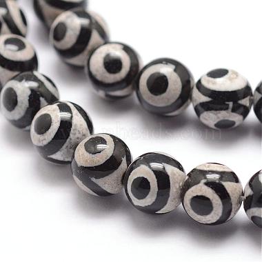 3-Augen-Dzi-Perlen im tibetischen Stil(G-K166-01-8mm-L1-01)-3