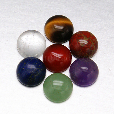 Mixed Color Half Round Mixed Stone Cabochons