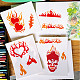 Plastic Drawing Painting Stencils Templates(DIY-WH0396-583)-7