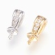 Brass Cup Pearl Peg Bails Pin Pendants(KK-P150-17)-1