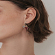 1 Pair Alloy Rhinestone Dangle Stud Earrings(EJEW-LP0003-74A)-1
