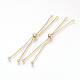 Brass Box Chain Slider Bracelet Making(KK-Q675-05G)-1