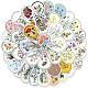 Light Bulb with Flower Pattern Self-Adhesive Picture Stickers(DIY-P069-01)-1
