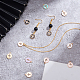 100Pcs 5 Colors Light Gold Plated Alloy Enamel Pendants(ENAM-AR0001-73)-4