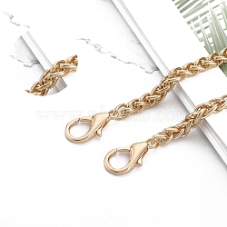 Metal Bag Chain Handle, Purse Chains for Hand Woven Bag Accessories, Light Gold, 1000mm(PW-WG2FB77-01)