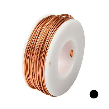 Round Aluminum Wire, Coral, 18 Gauge, 1mm, about 23m/roll