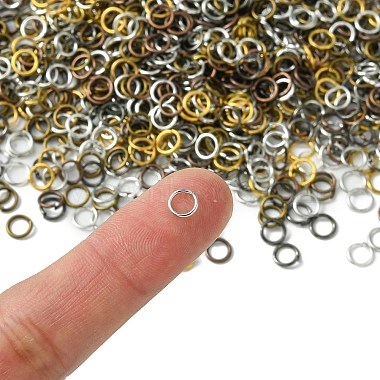 1200Pcs 6 Colors Iron Open Jump Rings(IFIN-YW0003-04)-4