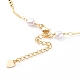 Heart Glass Beaded Chain Necklaces(NJEW-JN03394)-3