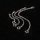 4Pcs 4 Styles Sterling Silver Cable Chain Extender(STER-GL0001-03)-3