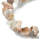 Natural Botswana Agate Chips Beaded Stretch Bracelets(BJEW-JB09476-01)-3