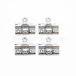 Tibetan Style Alloy Pendants, Cadmium Free & Lead Free, Camera, Antique Silver, 14x15x3mm, Hole: 1.8mm, about 760pcs/1000g(TIBE-S320-187AS)