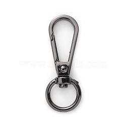 Alloy Swivel Snap Clasps, for Bag Making, Gunmetal, 39x13mm(PW-WG40450-05)