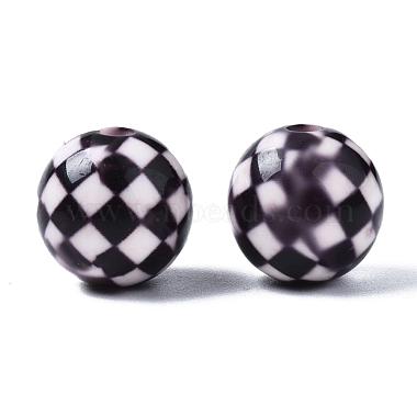 Perles acryliques imprimés opaques(X-MACR-S271-12mm-24)-5