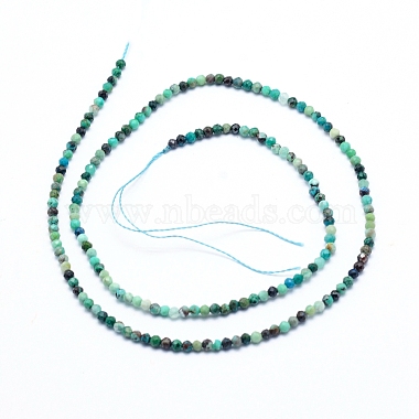Chapelets de perles en chrysocolle naturelle(X-G-G823-13-2.5mm)-2