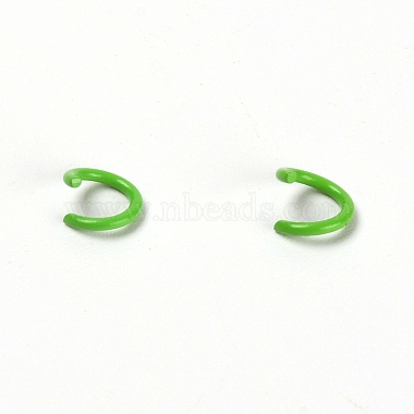 Lime Green Ring Alloy Open Jump Rings