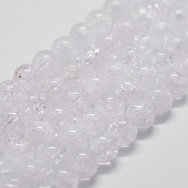 10mm White Round Quartz Crystal Beads