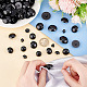 210Pcs 7 Style 1-Hole Plastic Buttons(BUTT-AR0001-08)-3