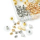 142Pcs 8 Style Brass & Silicone Earring Nuts(KK-YW0001-44)-2