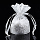 Polyester Lace & Slub Yarn Drawstring Gift Bags(OP-Q053-001)-1