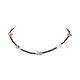 2Pcs 2 Style Natural Mixed Gemstone Chips & Glass Seed Beaded Necklaces Set for Women(NJEW-TA00051)-7