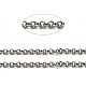 Ion Plating(IP) 304 Stainless Steel Textured Cable Chains(STAS-B040-02MC)-2