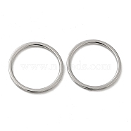 304 Stainless Steel Plain Band Rings, Stainless Steel Color, US Size 6(16.5mm)(RJEW-I101-01A-P)