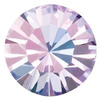 Preciosa&reg MAXIMA Crystal Round Stones, Czech Crystal, Aluminium Layer, Round(431 11 615 Chaton), 00030 265 Vitrail Light, SS12/PP24(3~3.2mm)