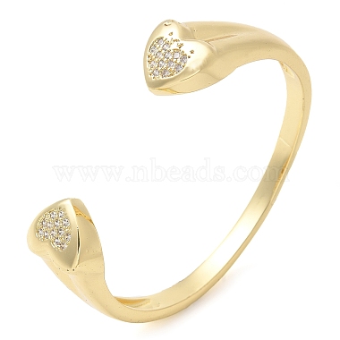 Clear Heart Cubic Zirconia Bangles