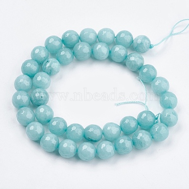 Chapelets de perles de jade naturel(X-G-R166-10mm-20)-2