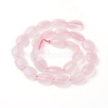 Chapelets de perles en quartz rose naturel(G-G731-14-16x12mm)-2