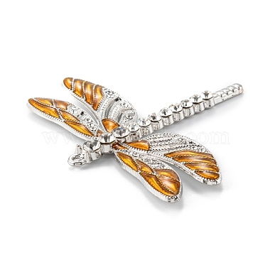 Platinum Alloy Enamel Dragonfly Big Pendants(ENAM-J033-09P)-3