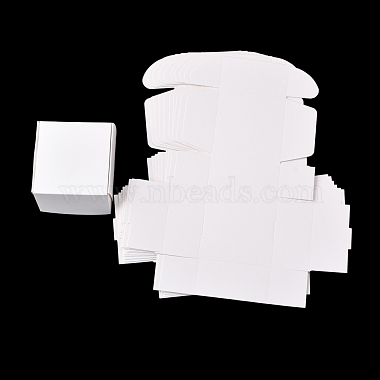 White Square Paper Jewelry Box