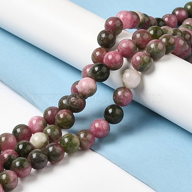 Natural Dyed White Jade Beads Strands(G-M402-C04)-3