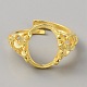 componentes del anillo de bronce ajustable(KK-WH0079-41G)-1