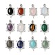 Natural & Synthetic Mixed Gemstone Pendants(G-A095-04P)-1